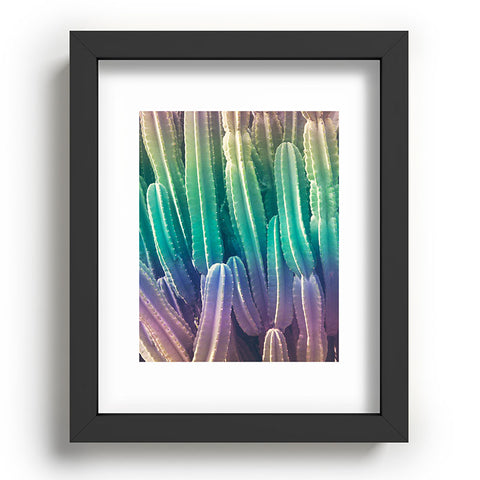 Catherine McDonald Rainbow Cactus Recessed Framing Rectangle