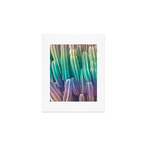 Catherine McDonald Rainbow Cactus Art Print