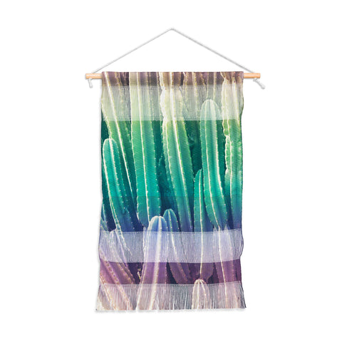 Catherine McDonald Rainbow Cactus Wall Hanging Portrait
