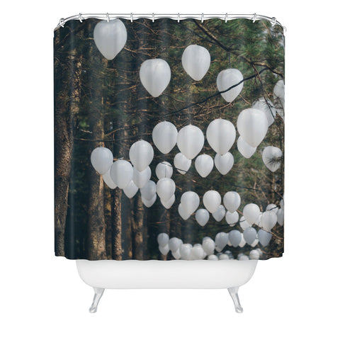 Catherine McDonald Romantic Forest Shower Curtain