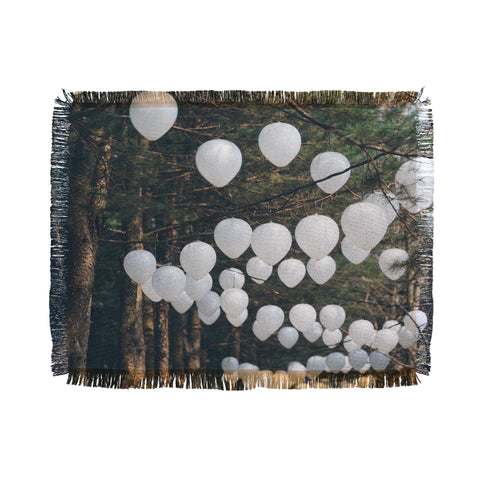 Catherine McDonald Romantic Forest Throw Blanket