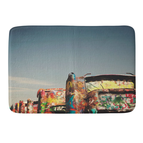 Catherine McDonald ROUTE 66 CADILLACS Memory Foam Bath Mat