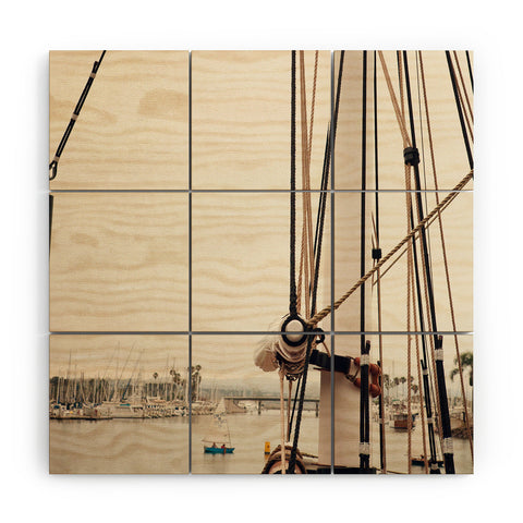 Catherine McDonald Sail Dana Point Wood Wall Mural