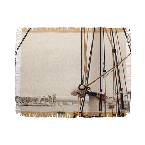 Catherine McDonald Sail Dana Point Throw Blanket
