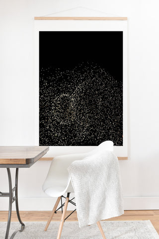 Catherine McDonald Sky Glitter Art Print And Hanger