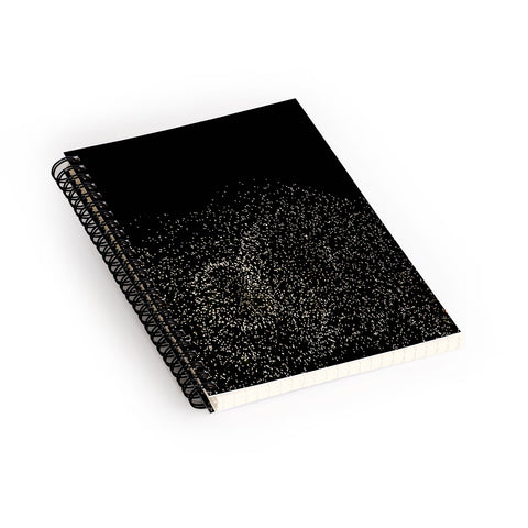 Catherine McDonald Sky Glitter Spiral Notebook
