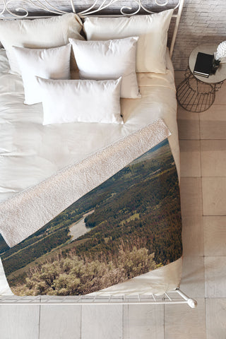 Catherine McDonald Snake River Fleece Throw Blanket