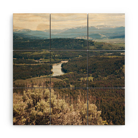 Catherine McDonald Snake River Wood Wall Mural