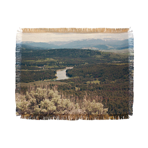 Catherine McDonald Snake River Throw Blanket