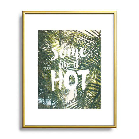 Catherine McDonald Some Like It Hot Metal Framed Art Print