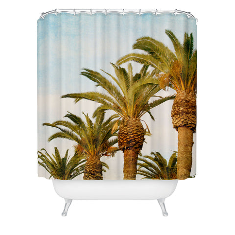 Catherine McDonald Some Place Sunny And Warm Shower Curtain