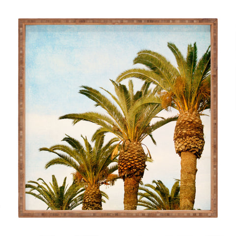 Catherine McDonald Some Place Sunny And Warm Square Tray