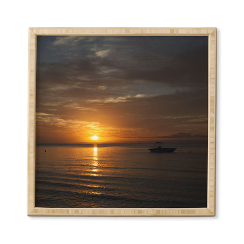 Catherine McDonald South Pacific Sunset Framed Wall Art