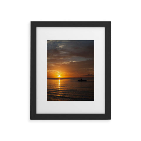Catherine McDonald South Pacific Sunset Framed Art Print