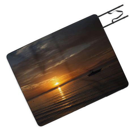 Catherine McDonald South Pacific Sunset Picnic Blanket