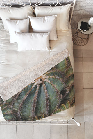Catherine McDonald Southwest Cactus Fleece Throw Blanket