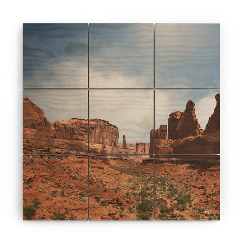 Catherine McDonald Southwest Desert Wood Wall Mural