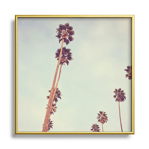 Catherine McDonald Streets Of Los Angeles Metal Square Framed Art Print