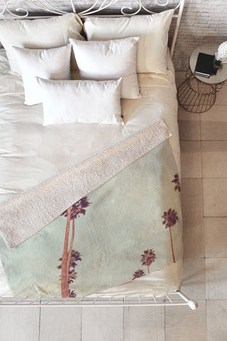 Catherine McDonald Streets Of Los Angeles Fleece Throw Blanket