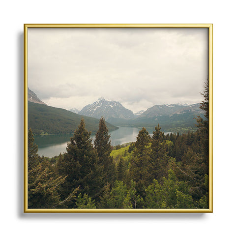 Catherine McDonald Summer In Montana Metal Square Framed Art Print