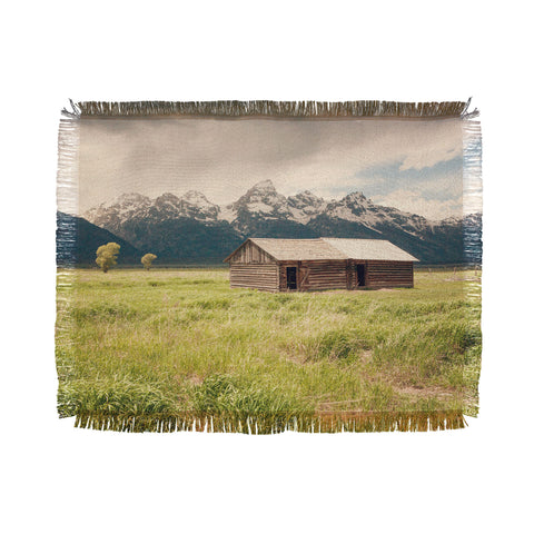 Catherine McDonald Summer In The Tetons Throw Blanket