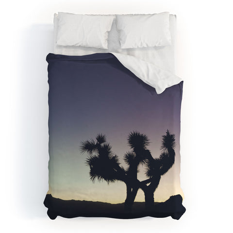 Catherine McDonald Sunset at Joshua Tree Duvet Cover