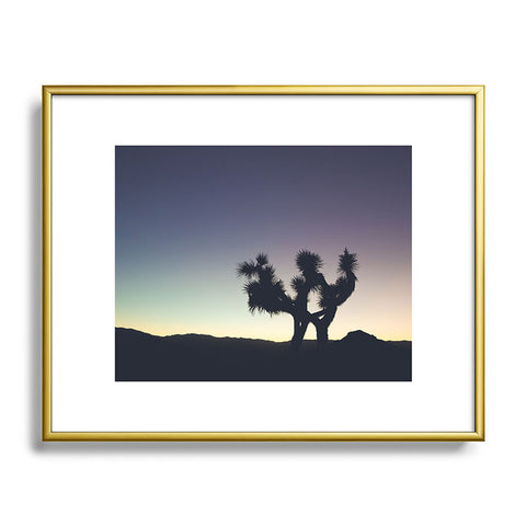 Catherine McDonald Sunset at Joshua Tree Metal Framed Art Print