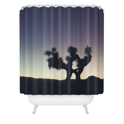 Catherine McDonald Sunset at Joshua Tree Shower Curtain