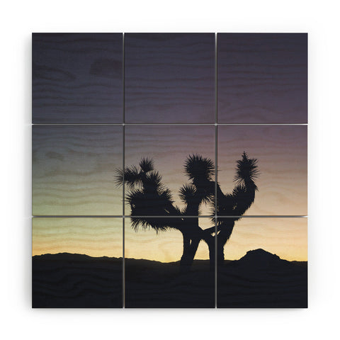 Catherine McDonald Sunset at Joshua Tree Wood Wall Mural