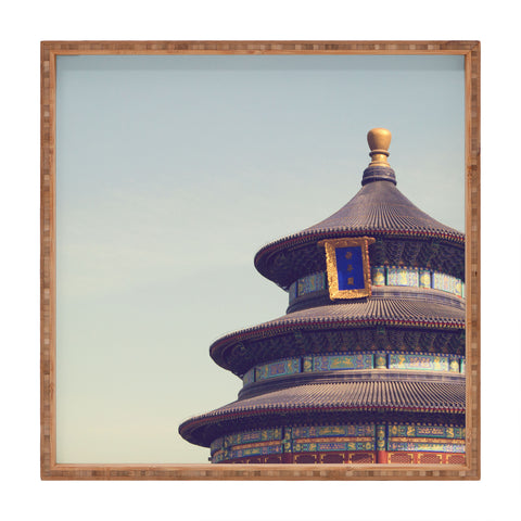 Catherine McDonald Temple Of Heaven Square Tray
