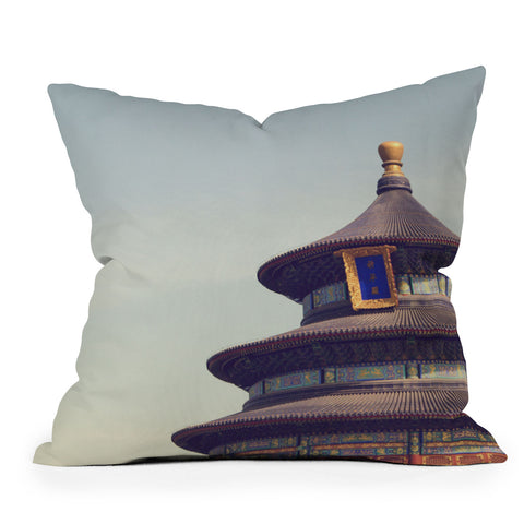 Catherine McDonald Temple Of Heaven Throw Pillow