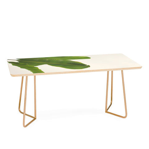 Catherine McDonald Tropical Banana Leaves Coffee Table
