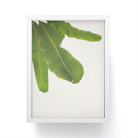 Catherine McDonald Tropical Banana Leaves Framed Mini Art Print