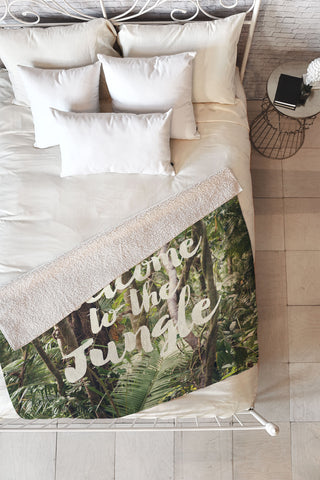 Catherine McDonald Welcome to the Jungle Fleece Throw Blanket
