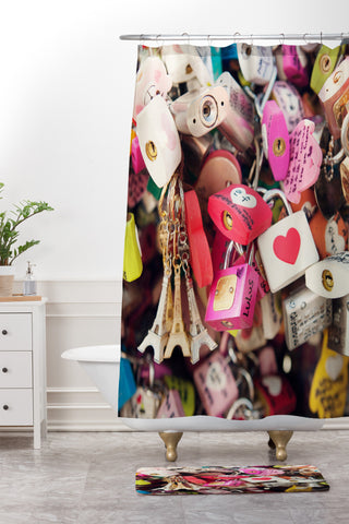 Catherine McDonald What The World Needs Now Shower Curtain And Mat