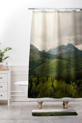 Catherine McDonald Wild Montana Shower Curtain And Mat