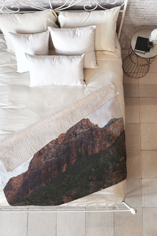 Catherine McDonald ZION Fleece Throw Blanket