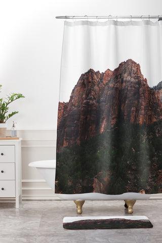 Catherine McDonald ZION Shower Curtain And Mat