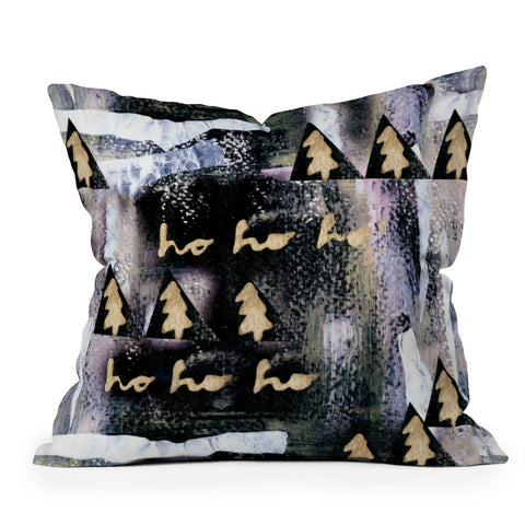 CayenaBlanca A White Christmas Throw Pillow