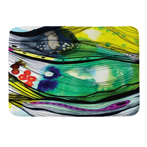 CayenaBlanca Abstract 4 Memory Foam Bath Mat