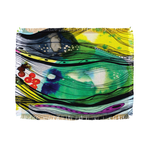 CayenaBlanca Abstract 4 Throw Blanket