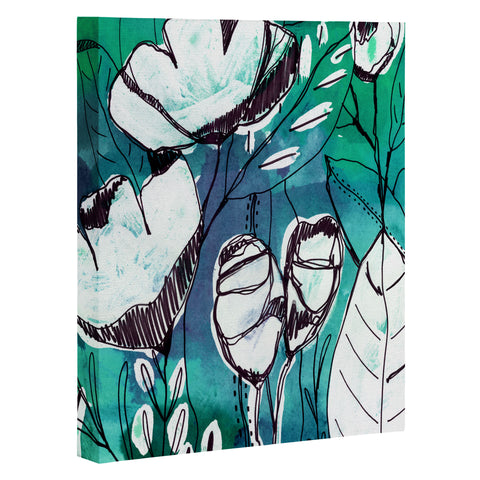 CayenaBlanca Abstract Garden Art Canvas