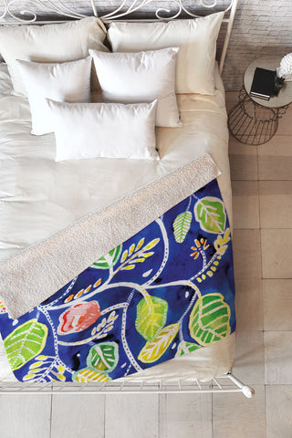 CayenaBlanca Andalucia Fleece Throw Blanket