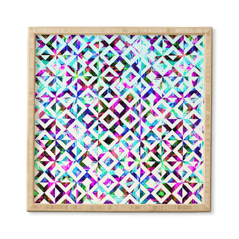 CayenaBlanca Artistic Tribal print Framed Wall Art