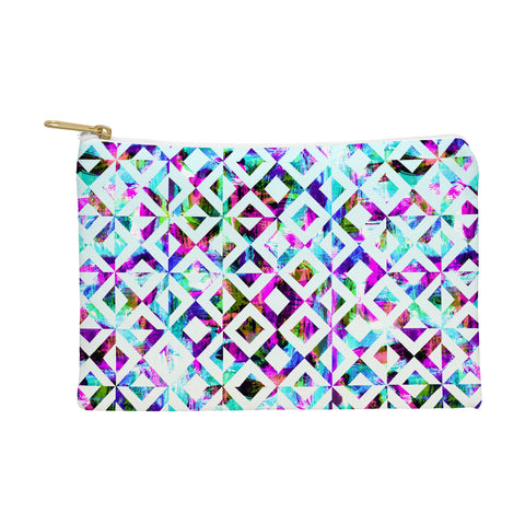 CayenaBlanca Artistic Tribal print Pouch