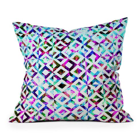 CayenaBlanca Artistic Tribal print Throw Pillow