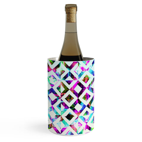 CayenaBlanca Artistic Tribal print Wine Chiller