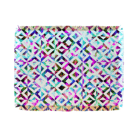CayenaBlanca Artistic Tribal print Throw Blanket