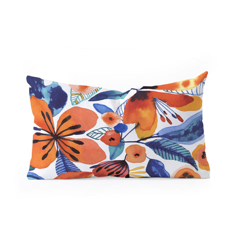 CayenaBlanca Azafran Oblong Throw Pillow