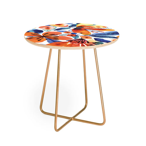 CayenaBlanca Azafran Round Side Table